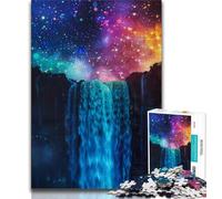 Puzzle 1000 pièces Paysage de Cascade Fantastique pour Adultes et Adolescents, Jeux Amusants Chaque pièce est Unique - Jeu Familial Stimulant (75x50cm)