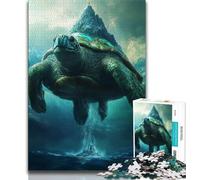 Puzzle 1000 pièces Paysage de l'île aux Tortues pour Adultes, Jeu Stimulant et Jeu en Famille, Cadeau d'anniversaire, Cadeaux, décoration Murale 50x75cm