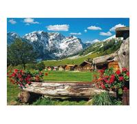 Schmidt-Spiele Puzzle 58368 – Vue dans la Bergidyll – 1000 pièces – Multicolore