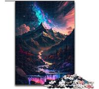 Puzzle 1000 pièces Paysage de Montagne pour Adultes et Adolescents, pour Un Moment de détente à la Maison. Chaque pièce est Unique - Jeu Familial Stimulant (26x38cm)