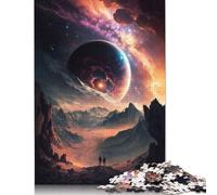 Puzzle 1000 pièces Paysage de planète Extraterrestre Puzzles carrés pour Adultes et Puzzles en Papier Activité familiale 1000 pièces (75 x 50 cm)