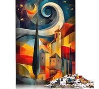 Puzzle 1000 pièces paysage de rêve sous un ciel étoilé pour adultes et adolescents puzzles pour adultes et adolescents de 14 ans et plus 38 x 26 cm/1000 pièces