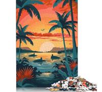 Puzzle 1000 pièces Paysage des îles Galapagos pour Adultes et Adolescents, Jeux éducatifs à Domicile, Jouets DIY, 1000 pièces (75 x 50 cm)