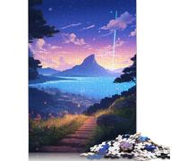 Puzzle 1000 pièces Paysage des Plus Beaux Puzzles pour Adultes Jeux en Bois Puzzle Challenge Jouet Cadeaux de Noël et d'anniversaire 1000 pièces (75 x 50 cm)
