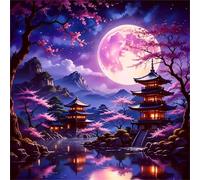 Puzzle 1000 pièces Paysage du loft au Clair de Lune,Puzzles pour Adultes Jeux d'activités Familiales,Puzzle à Faire Soi-même pour Décoration Murale de la Maison