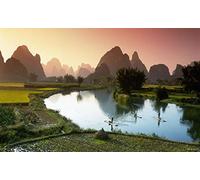 Puzzle 1000 pièces Paysage du Vietnam, Images de paysages naturels, Cadeau à Monter soi-même, décoration Murale Moderne et Unique, 70 x 50 cm