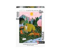 Puzzle 1000 pièces - Paysage et nature - NATHAN - Let's go camping - Intérieur