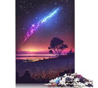 Puzzle 1000 pièces Paysage Fantastique de comètes Jeu éducatif Décoration familiale Adultes Défi (75x50cm)