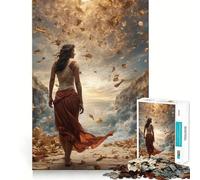 Puzzle 1000 pièces Paysage onirique de la Rome Antique Jeu de réflexion Amusant Conception sans Espace pour Les réunions de Famille (50x75cm)