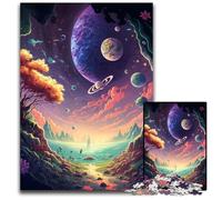 Puzzle 1000 pièces Paysage Spatial Magnifique pour Adultes, pour la fête des mères, Les Anniversaires et Noël 50x75cm/19,68x29,52 Pouces