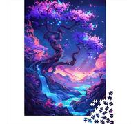 Puzzle 1000 pièces Paysage Spirit Blossom pour Adultes Puzzle Cadeau d'halloween Puzzles pour Adultes et Adolescents à partir de 12 Ans 1000 pièces (38 x 26 cm) <