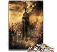 Puzzle 1000 pièces Paysage Urbain de New York pour Adultes, Collection d'artistes, Beaux-Arts, 50x75cm