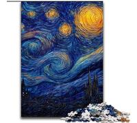 Puzzle 1000 pièces Paysage Urbain Nocturne pour Adultes et Adolescents, Jouets éducatifs et éducatifs, Jeux familiaux avec Affiche et fiche de Questions-réponses (26x38cm)