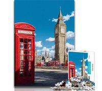 Puzzle 1000 pièces Paysages urbains de Londres et de Paris pour Adultes et Adolescents, Jeux éducatifs, décoration d'intérieur, Offre à Offrir en Cadeau pour Toute la Famille 38x52cm