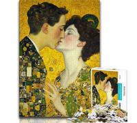 Puzzle 1000 pièces Peinture à l'huile pour Couple, Cadeau pour Adolescents, Jouets de Jeu, Chaque pièce est Unique - Jeu Familial Stimulant et Amusant (38x26cm)