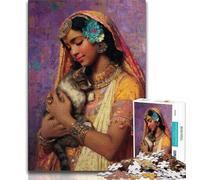 Puzzle 1000 pièces Peinture de Gaston Bussières pour Adultes et Adolescents, Chaque pièce est Unique - Jeu Familial Stimulant et Amusant 38x52cm