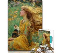 Puzzle 1000 pièces Peinture de Gaston Bussières pour Adultes et Adolescents, Chaque pièce est Unique - Jeu Familial Stimulant et Amusant 38x26cm