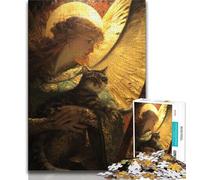 Puzzle 1000 pièces Peinture de Gaston Bussières pour Adultes et Adolescents, Jeux Amusants, Chaque pièce est Unique - Jeu Familial Stimulant et Amusant 38x26cm
