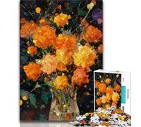 Puzzle 1000 pièces Peinture Florale Puzzles pour Adultes 1000 pièces Relax Games est Un pour Toute la Famille (50x75cm)