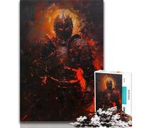 Puzzle 1000 pièces Peintures de Chevaliers médiévaux pour Adultes et Adolescents, Jouets éducatifs, Jeux et décoration Murale Anti-Stress (50x75cm)