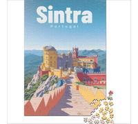 Puzzle 1000 pièces Pena Palace Serene Horizon | Améliorer la mémoire décompresser intellectuellement renforcer l'amour entre les couples 50x75cm