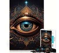 Puzzle 1000 pièces Perception du troisième œil pour Adolescents Jeu de réflexion, Moment de détente, Finitions de qualité, 38x26cm