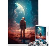 Puzzle 1000 pièces « Perdus dans l'espace » Décoration intérieure Jouet Cadeau d'anniversaire Jeu de Manipulation Collection d'artistes Beaux-Arts Dimensions 38x26cm