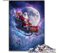 Puzzle 1000 pièces Père Noël Puzzle 1000 pièces, Un Casse-tête Stimulant pour Les Adolescents, Parfait pour la décoration intérieure ou comme Cadeau (Taille 50x75cm)