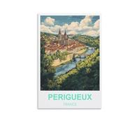 Puzzle 1000 pièces, Périgueux, France. Puzzle 1000 pièces pour Adultes, Puzzle à Peindre, Puzzle Stimulant à réaliser soi-même, 52 x 38 cm.