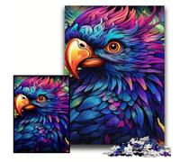 Puzzle 1000 pièces Perroquet coloré Puzzle Impossible pour Adultes 50x75cm Idée Cadeau d'anniversaire, Jeu de réflexion Stimulant