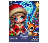 Puzzle 1000 Pièces Petit cerf mignonPuzzle Adulte Pièces Parfaitement Assorties Christmas Le Cadeau Parfait pour La Famille Et Les Amis Adultes Enfants 38x26cm/1000pcs