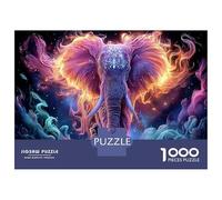 Puzzle 1000 Pièces Petit Diable À partir de 14 Ans, Puzzle Créature à Dents Pointues Décoratif et Challengeant, Cadeau pour Hommes et Femmes, 70x50cm