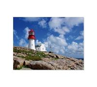 Puzzle 1000 Pièces，Phare de Lindesnes，3D Adultes Papier Jouets Éducatifs Meilleur Cadeau d'anniversaire Garçons Filles（38x26cm）-AS2