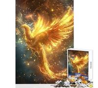 Puzzle 1000 pièces Phénix créature légendaire décoration intérieure Jouet Cadeau d'anniversaire Jeu de Construction Collection d'artistes Beaux-Arts Format 50x75cm