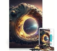 Puzzle 1000 pièces Phénomènes spatiaux pour Adultes, Jeu intellectuel, détente et Calme, découpe précise, pour Les vœux du Père Noël (50x75cm)