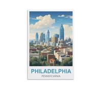 Puzzle 1000 pièces Philadelphie, Pennsylvanie, Jeu éducatif pour Adultes et Enfants, 70 x 50 cm