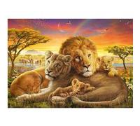 Schmidt Spiele 58987 Cuddling Family of Lions, 1000 Piece Jigsaw Puzzle