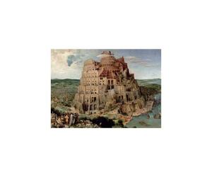 Puzzle 1000 pièces Piatnik Brueghel La Tour de Babel 2D format paysage multicolore