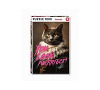 Puzzle 1000 pièces Piatnik You Look Purrrfect! Portrait chat Renaissance Multicolore