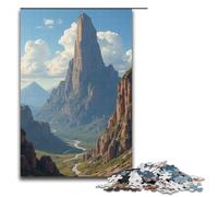 Puzzle 1000 pièces Pics étranges et rochers déchiquetés pour Adultes Convient aux Couples et aux Adolescents de 14 Ans et Plus 1000 pièces (38 x 26 cm)