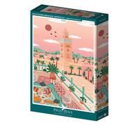 Puzzle 1000 Pièces - Pieces & Peace - Mosquée Koutoubia, Maroc