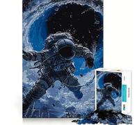 Puzzle 1000 pièces Piégé dans Un Trou Galactique Jeu de Bord Parfait Jeu cognitif et Amusant Jeu Lent Décoration Artistique de Noël (38x52cm)