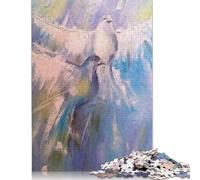 Puzzle 1000 pièces Pigeons du Monde pour Adultes Puzzles en Bois pour Adolescents Cadeaux Puzzles pour Adultes 1000 pièces (75 x 50 cm)