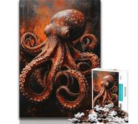 Puzzle 1000 pièces Pingouins sous l'aurore pour Adolescents, Jeu Stimulant, idéal comme Cadeau pour Toute la Famille (Taille 75x50cm)