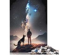 Puzzle 1000 pièces Pionniers Célestes pour Adultes, Jouets éducatifs, Jeux en Famille, Cadeaux d'anniversaire (38 x 26 cm)