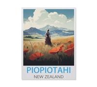 Puzzle 1000 Pièces,Piopiotahi Nouvelle-Zélande,3D Adultes Papier Jouets Éducatifs Meilleur Cadeau d'anniversaire Garçons Filles(38x26cm)-FN14