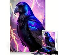 Puzzle 1000 pièces Pitch Black Raven pour Adolescents, Jeu de logique Stimulant, Divertissement d'intérieur, Bords de qualité supérieure, Cadeau mémorable (38x52cm)