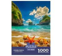 Puzzle 1000 PièCes plageEn Papier Adultes Relax Jeux Resort Island Le Cadeau Parfait pour La Famille Et Les Amis Adultes Et Enfants À Partir De 14 Ans 38x26cm/1000pcs