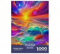 Puzzle 1000 PièCes plageEn Papier Adultes Relax Jeux Starfish Le Cadeau Parfait pour La Famille Et Les Amis Adultes Et Enfants À Partir De 14 Ans 70x50cm/1000pcs