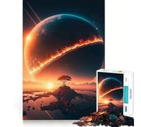 Puzzle 1000 pièces Planet Invasion pour Adolescents Jeu de réflexion et de Calme Qualité supérieure Cadeau de Noël (38x26cm)